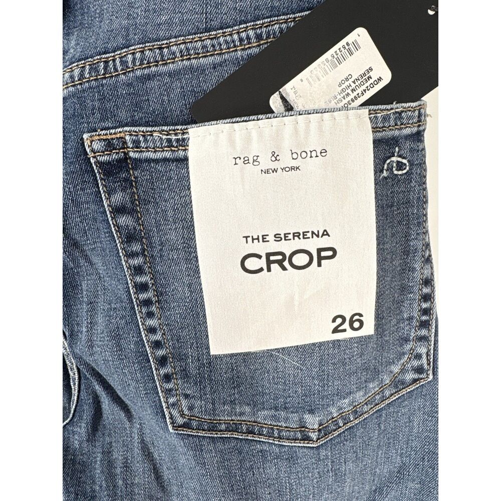 rag & bone Wide Leg Serena Cropped Denim - Picture 7 of 8